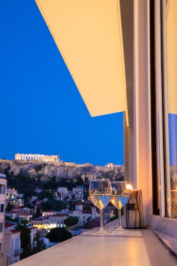 Acrolights By Night Apartment Атина Екстериор снимка