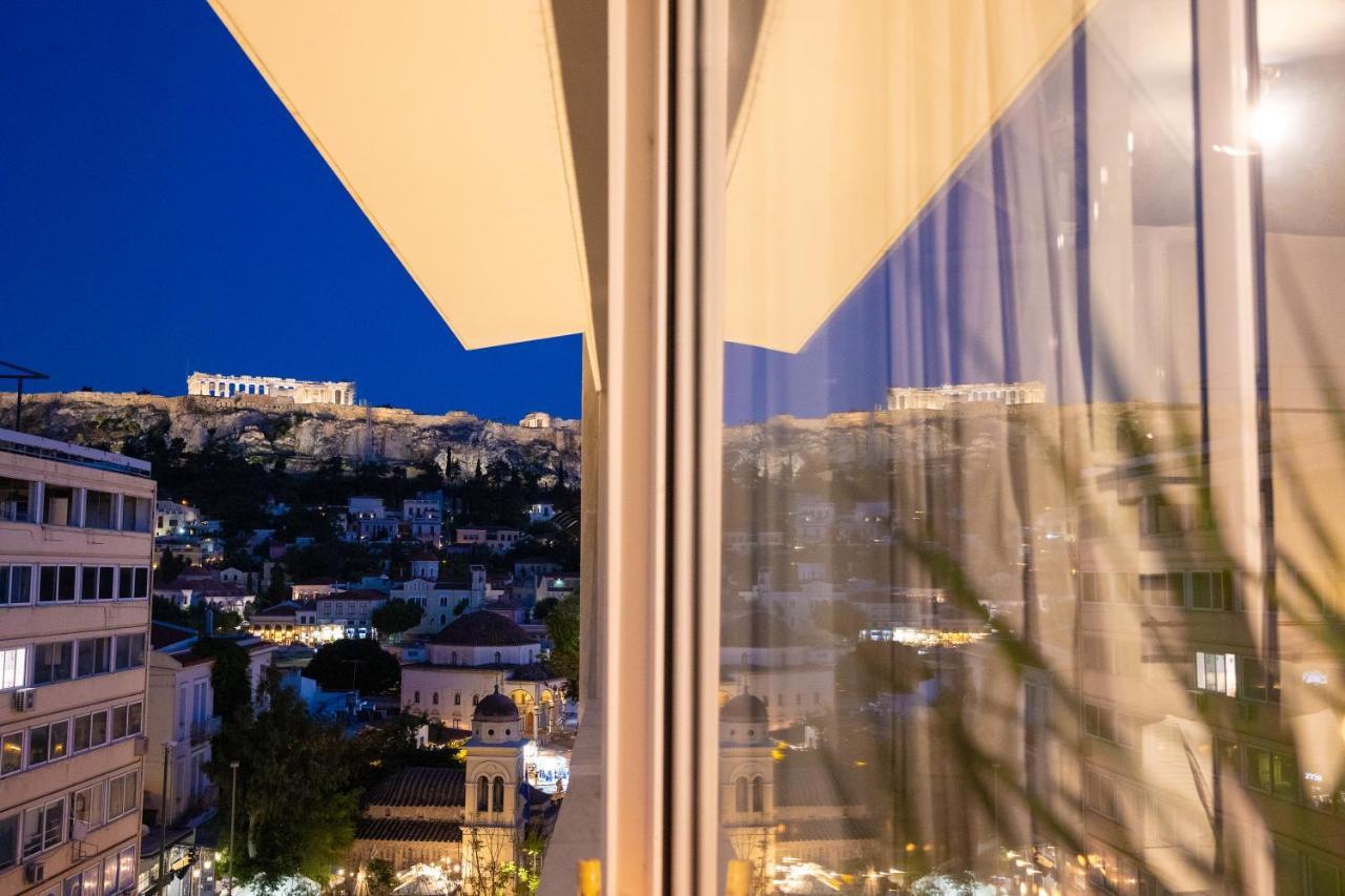 Acrolights By Night Apartment Атина Екстериор снимка